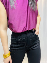 Judy Blue Black Rhinestone Jean