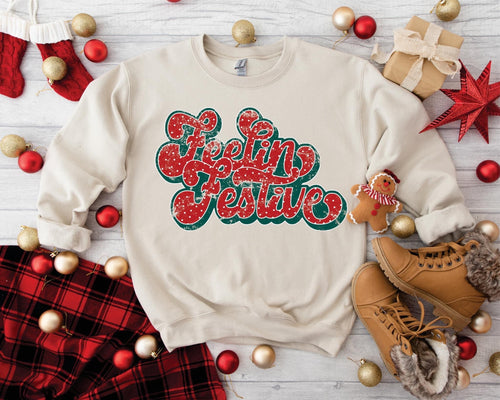 Feelin' Festive Sweatshirt