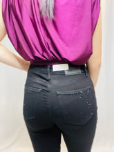 Judy Blue Black Rhinestone Jean