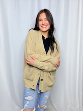 Heavy Knit Taupe Cardigan