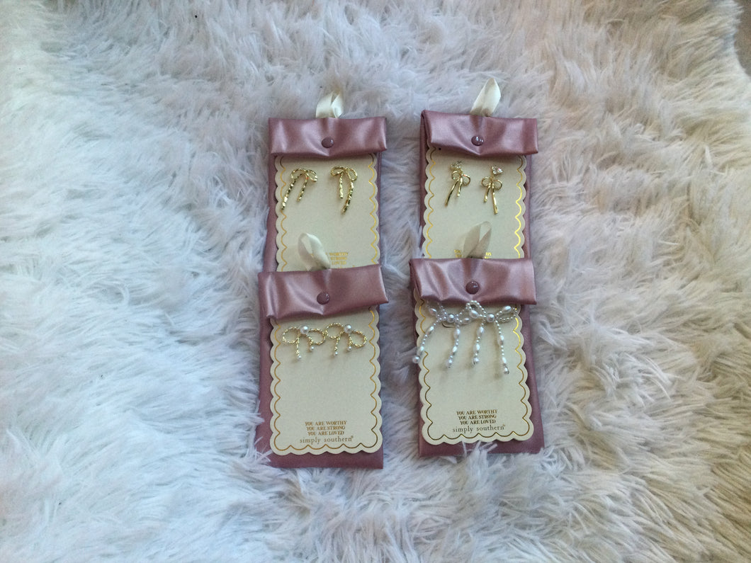 Classy Bow Earrings