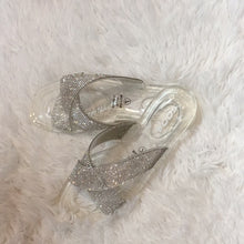 Picture Clear Rhinestone Sandal