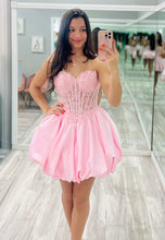 Floral Corset Bubble Dress