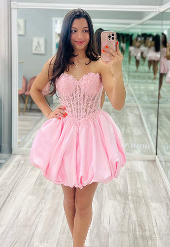 Floral Corset Bubble Dress