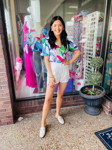 Floral Bodysuit Blouse