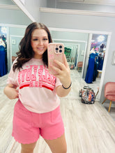 Pink Scalloped Shorts