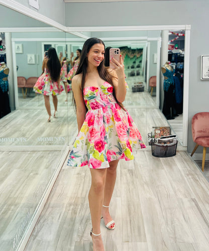 Full Bloom Pocket Dress