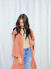 Dusty Peach Cardigan