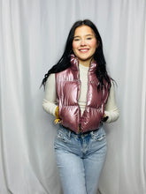 Metallic Puffer Vest
