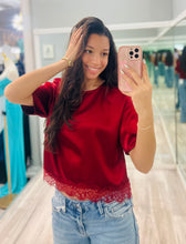 Satin & Lace Tee