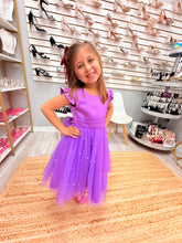 Pearly Purple Toddler Dress