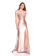Champagne Toast Diamond Corset Dress