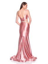 Pink Diamond Detail Cut Out Dress