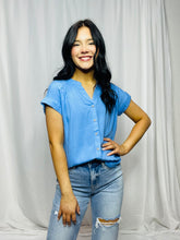 Sea Blue Blouse