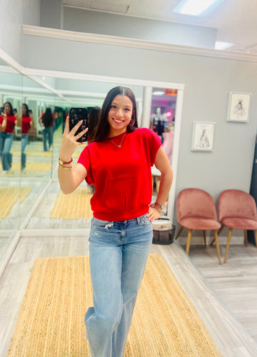 Casually Red Shirt