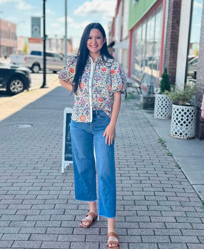 Kamryn Button Up Top