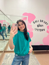 Teal Butter Top