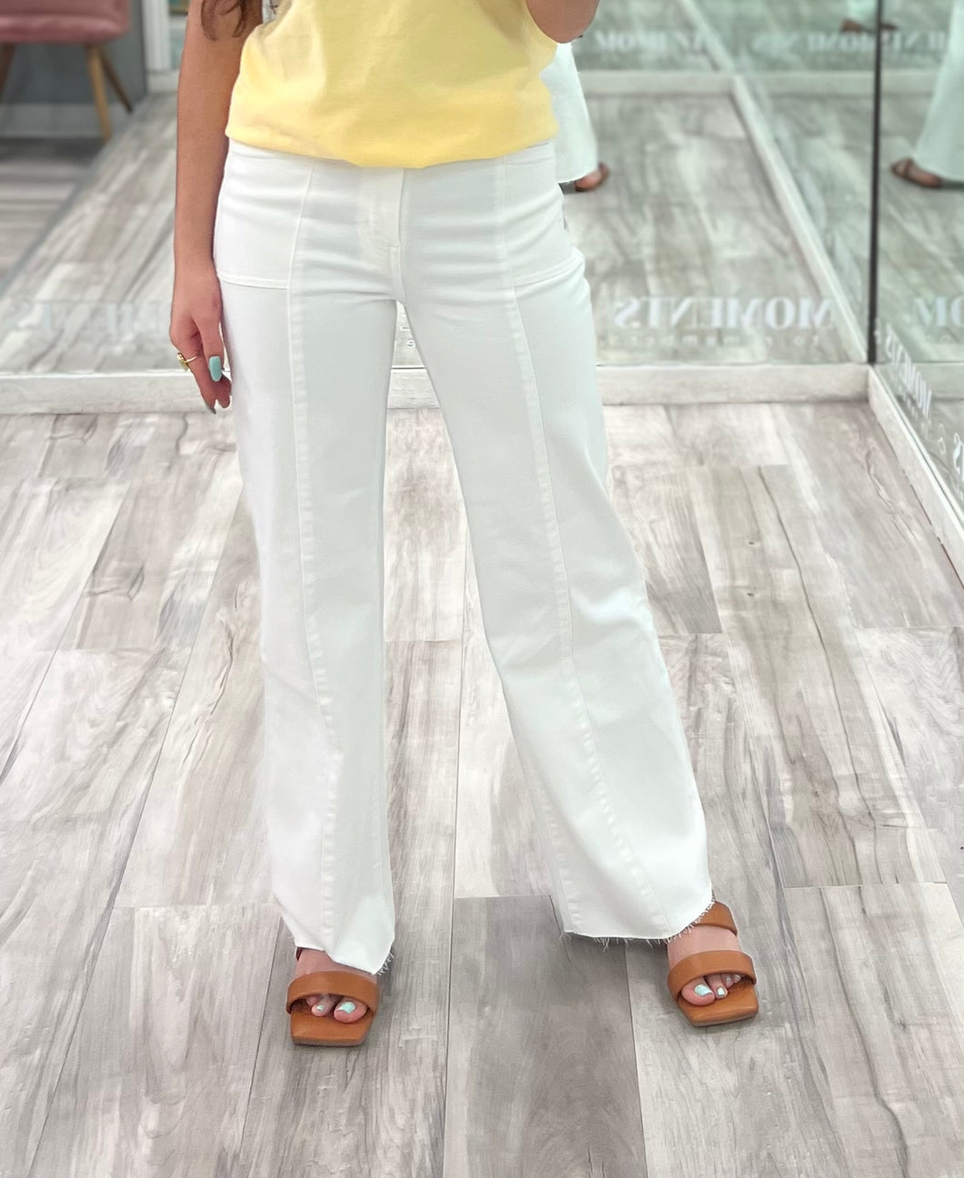 Optic White Jeans