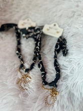 Heart Charm Scarf Necklace