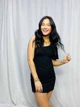 Sleek and Chic One Shoulder Mini Dress