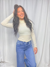 Ruffle Hem Long Sleeve