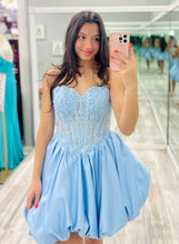 Floral Corset Bubble Dress