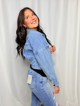 Denim Scrunch Back Jacket