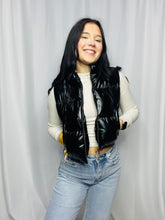 Metallic Puffer Vest