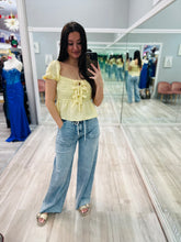 Ruched Babydoll Top