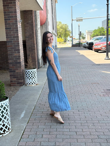 Tencel Denim Maxi Dress