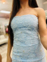 Sky Blue Pedals Dress