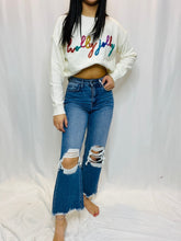 90's Vintage Crop Flare Jean