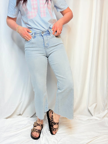 Olivia High Rise Wide Leg Jeans