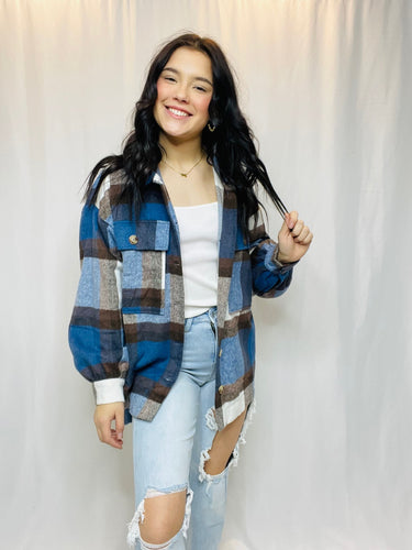 Lumberjack Blue Plaid Shacket