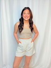 High Rise Pleated Shorts