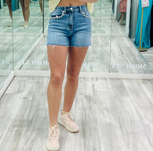 High Rise Diamond Pocket Shorts