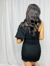 Sleek and Chic One Shoulder Mini Dress