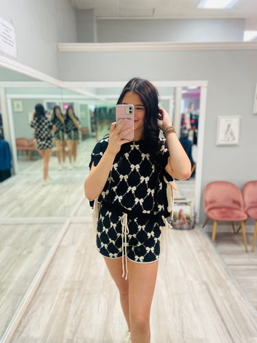 Bow Sweater Set