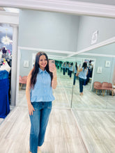 Bluebell Striped Button Up