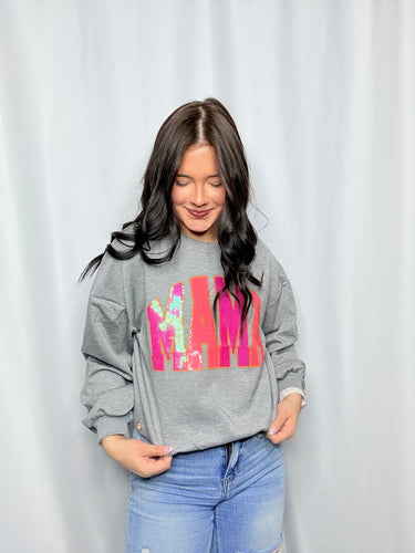 Sequin Mama Sweatshirt