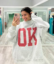 Polka Dot OK Mock Neck
