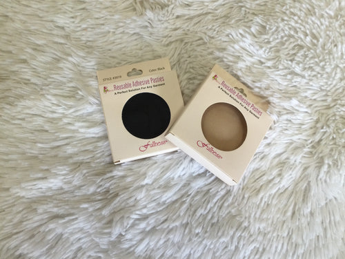 Reusable Adhesive Pasties.