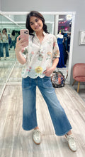Scalloped Floral Blouse