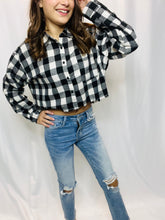 Black and White Checkered Flannel