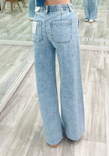 Drawstring Wide Leg Jeans