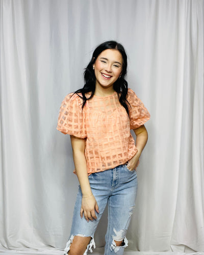 Peach Bellini Blouse