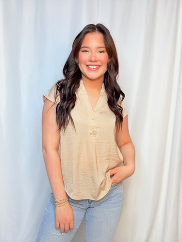 Rachel Button Down Tee