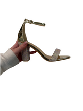 Rise Metallic Gold Heels