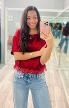 Satin & Lace Tee