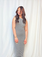 Knitted Striped Maxi Dress